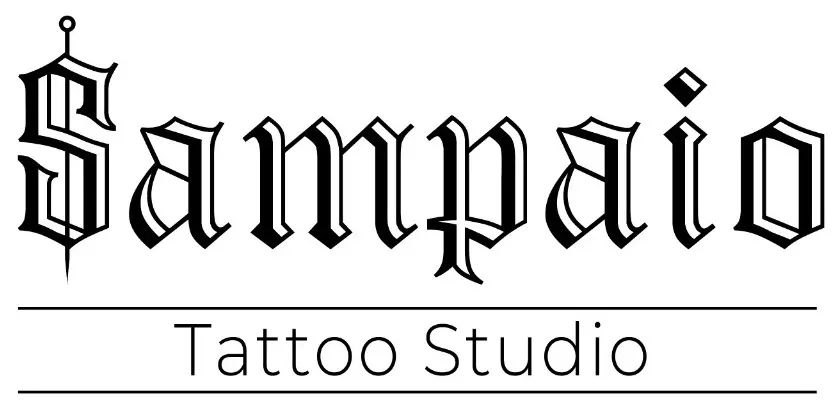 Logotipo do estúdio Sampaio Tattoo