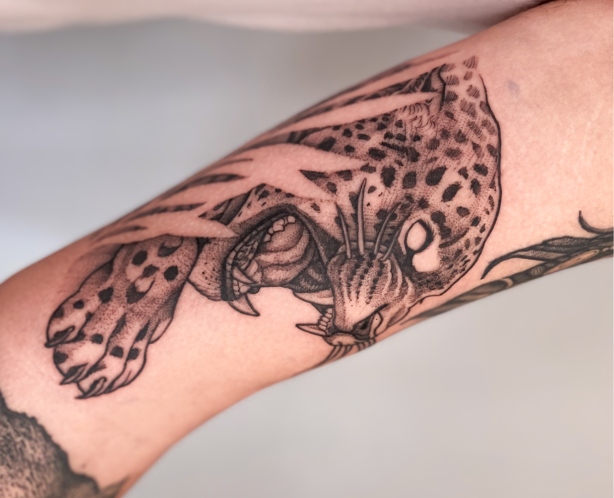 Imagem de uma tatuagem