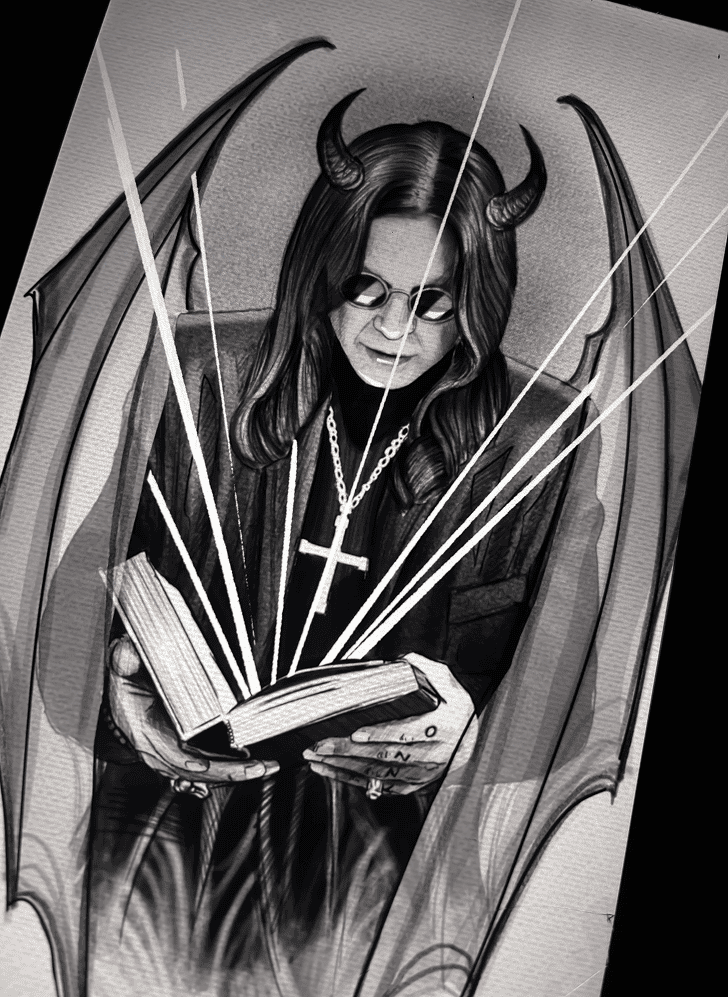 Desenho do Ozzy